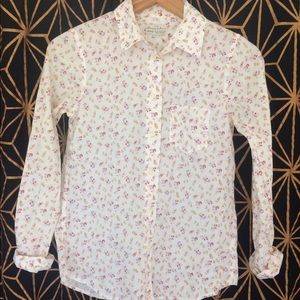 Madewell "Broadway & Broome" XS Floral Shirt